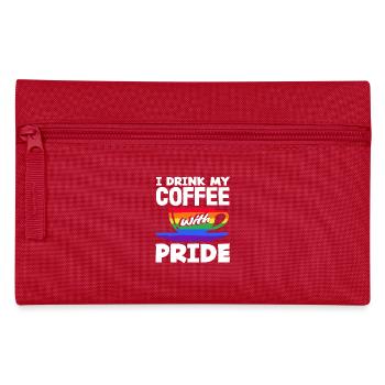 Les amateurs de café fiers de fierté - Trousse - rouge - Devant