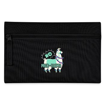 Llama No Prob Llama - Pencil Case - black - Front
