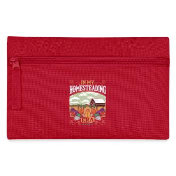 Permaculture Tiny House in My Homesteading Era - Pencil Case - red - Front
