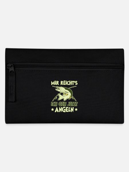 Angler Outfit MIR REICHT'S ICH GEH ANGELN Lustiges - Federtasche - Schwarz