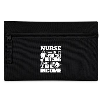 Nurse Not For The Income - Pencil Case - black - Front