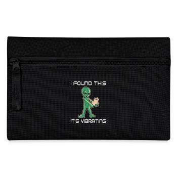 Ich Habe Das Gefunden Es Vibriert Lustiger Alien - Federtasche - Schwarz - Vorne