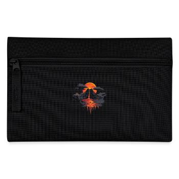 Paysage volcanique avec coucher de soleil spectaculaire - Trousse - noir - Devant