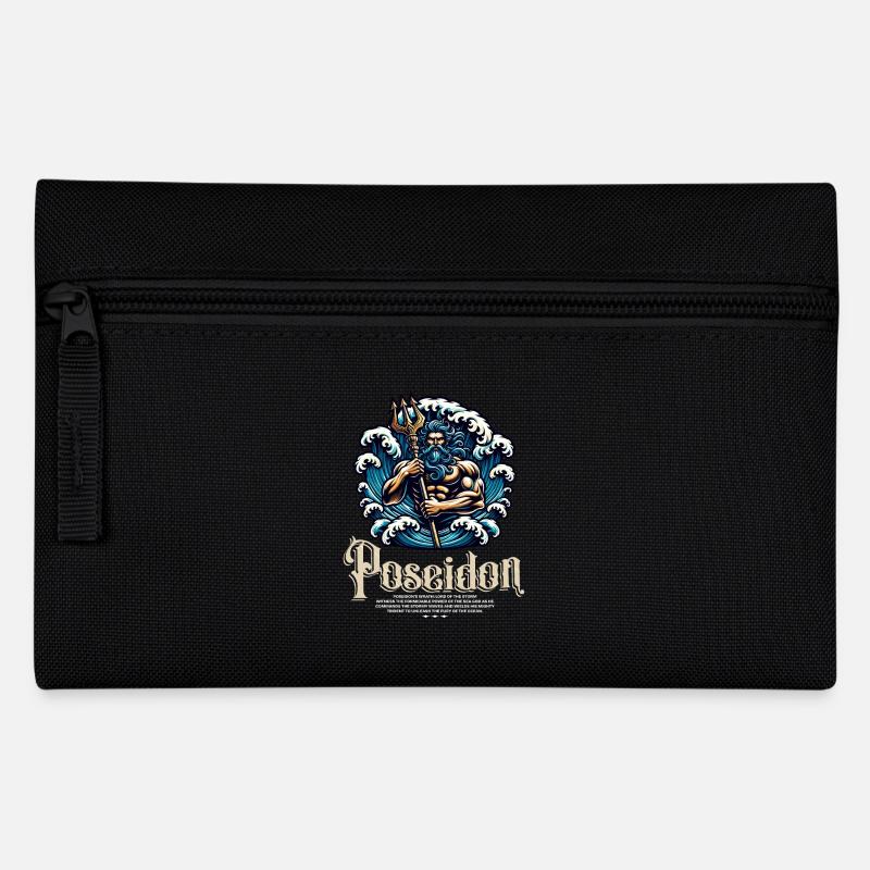 Poséidon Dieu des tempêtes et des mers Mythologie - Trousse - noir