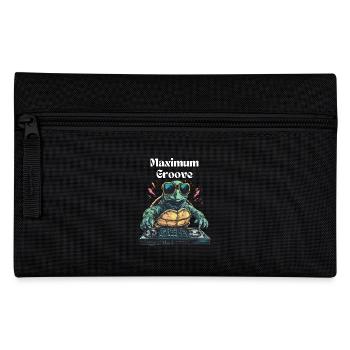 Maximum Groove - Coole DJ-Schildkröte - Federtasche - Schwarz - Vorne