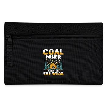 Coal Miner für einen Bergmann und Minenarbeiter - Federtasche - Schwarz - Vorne