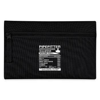 Pipefitter Nutrition Facts - Pencil Case - black - Front