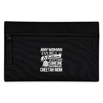 Cheetah Proud To Be Cheetah Mom - Pencil Case - black - Front