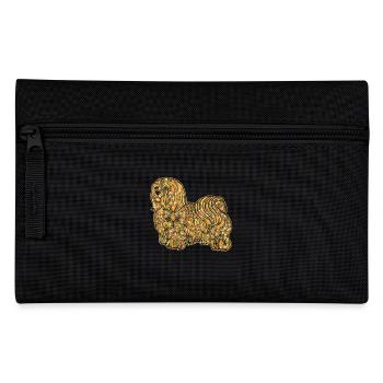 Maltese Geometric - Pencil Case - black - Front