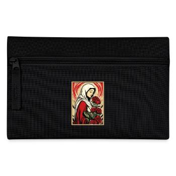 La belle servante aux roses - Trousse - noir - Devant