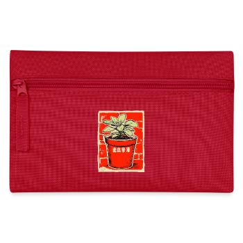 Pot de fleur - Trousse - rouge - Devant