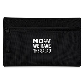Now We Have The Salad Funny Statement Motif - Pencil Case - black - Front