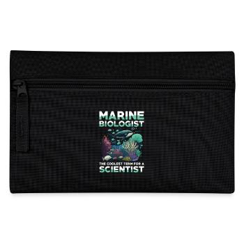 Marine Biologist The Coolest Term For A Scientist - Federtasche - Schwarz - Vorne