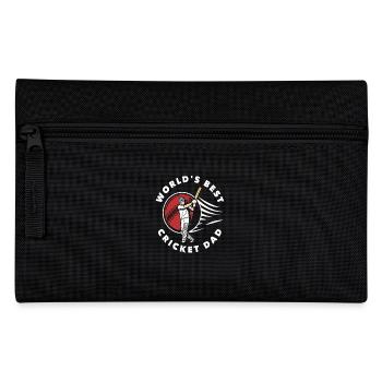 Meilleur design de papa de cricket - Trousse - noir - Devant