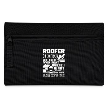 Roofer I Do What I Want - Pencil Case - black - Front