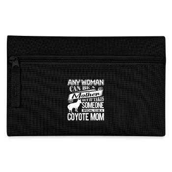 Coyote Proud To Be Coyote Mom - Pencil Case - black - Front