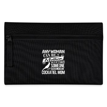 Cockatiel Proud To Be Cockatiel Mom - Pencil Case - black - Front