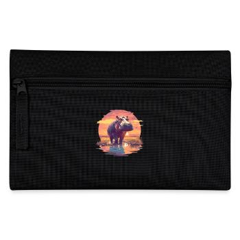 Hippopotamus Hippopotamus - Pencil Case - black - Front