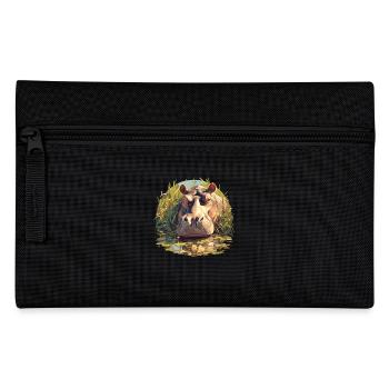 Hippopotamus Hippopotamus - Pencil Case - black - Front