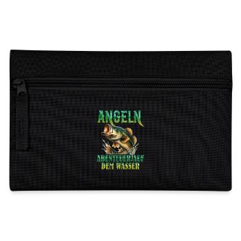 ANGELN ABENTEUER AUF DEM WASSER Lustiges - Federtasche - Schwarz - Vorne