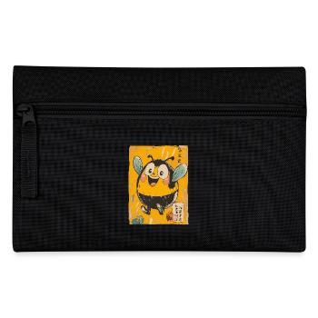 Abeille japonaise potelée joyeuse - Trousse - noir - Devant