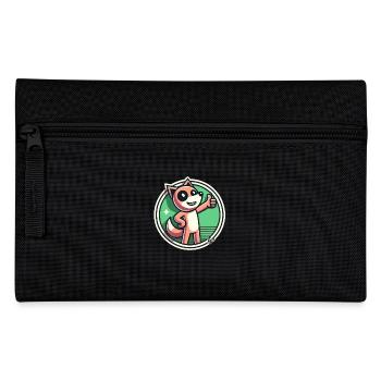 Renard de la nature joyeux avec le pouce levé - Trousse - noir - Devant