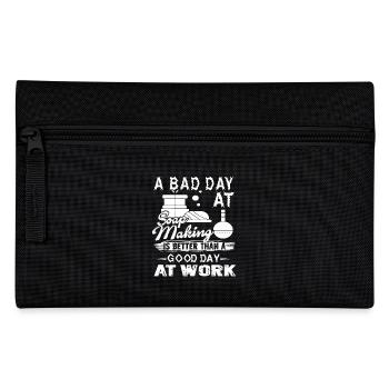 Soap Making A Bad Day At Soap Making - Pencil Case - black - Front