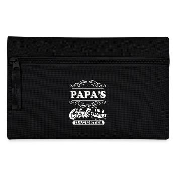 I Am A Teacher's Daughter - Pencil Case - black - Front