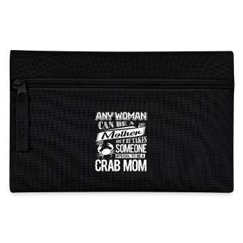 Crab Proud To Be Crab Mom - Pencil Case - black - Front
