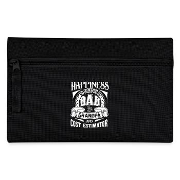 Cost Estimator Dad Grandpa And Cost Estimator - Pencil Case - black - Front
