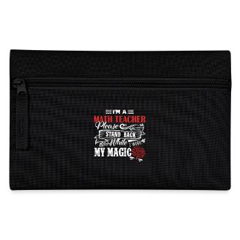 Math Teacher I am A Math Teacher - Pencil Case - black - Front