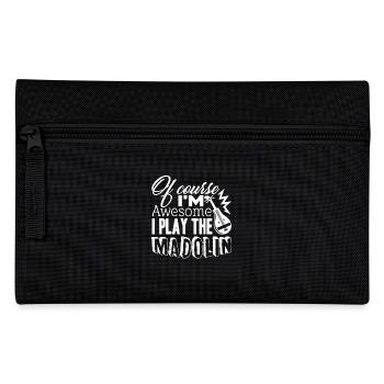 Mandolin I Play The Mandolin - Pencil Case - black - Front