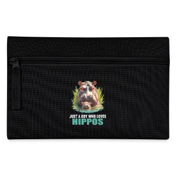 Hippopotamus Hippopotamus - Pencil Case - black - Front