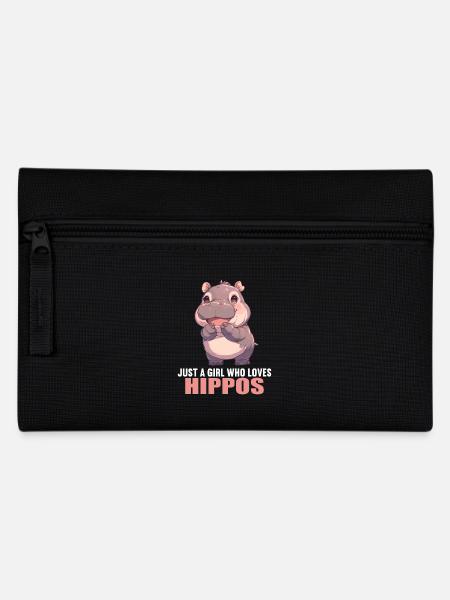 Hippopotamus Hippopotamus - Pencil Case - black