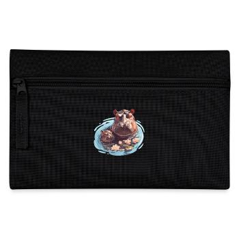 Hippopotamus Hippopotamus - Pencil Case - black - Front