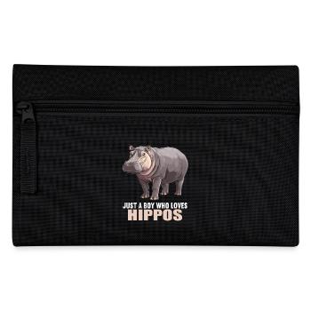 Hippopotamus Hippopotamus - Pencil Case - black - Front