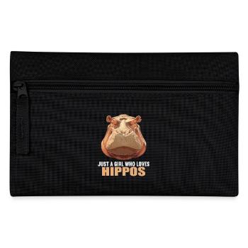 Hippopotamus Hippopotamus - Pencil Case - black - Front
