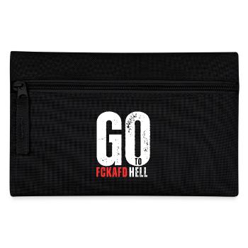 FCKAFD Go To Hell - Pencil Case - black - Front