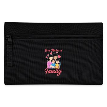 Cadeaux de remerciement pour les parents d’accueil - Trousse - noir - Devant