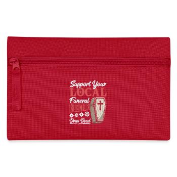Support your local - Pencil Case - red - Front