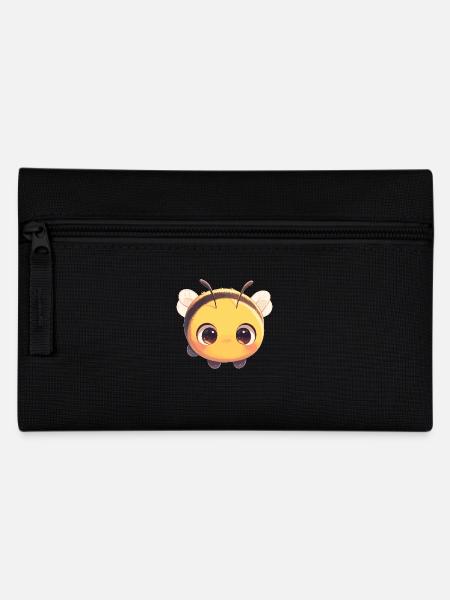 Bienen Biene - Federtasche - Schwarz