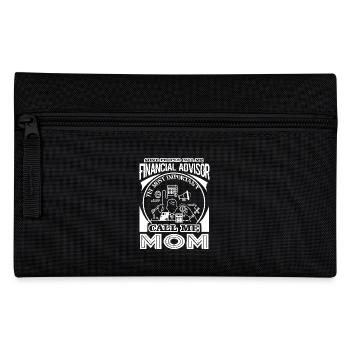 Financial Advisor Mom - Pencil Case - black - Front