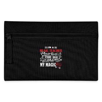 Music Teacher I am A Music Teacher - Pencil Case - black - Front