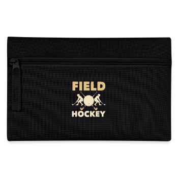 Hockey Player Field Sports Passion - Pencil Case - black - Front