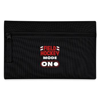 Joueur De Hockey Sur Gazon Mode Un Design - Trousse - noir - Devant