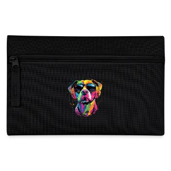 Pitbull Bulldog Pittie American Pitbull Terrier - Pencil Case - black - Front