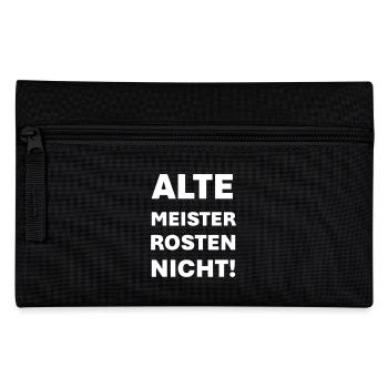 Alte Meister rosten nicht - Federtasche - Schwarz - Vorne