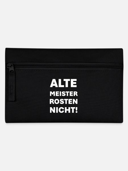 Old masters don't rust - Pencil Case - black