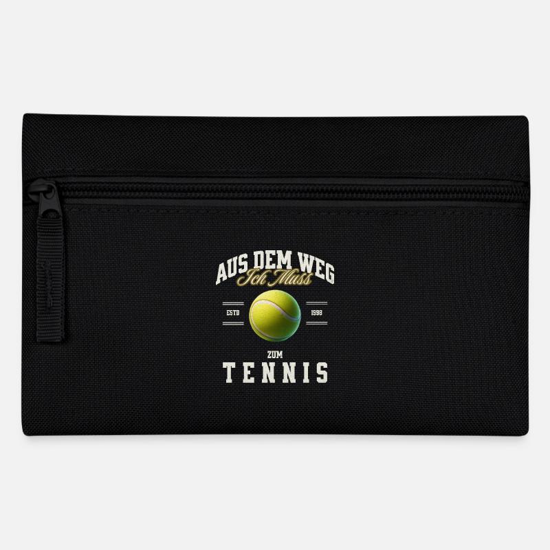 Tennis - Federtasche - Schwarz