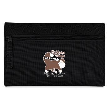 My Maine Coon Cat will change everything - Pencil Case - black - Front